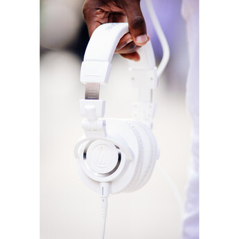 Audio-Technica ATH-M50x Monitor Headphones (White) — thumbnail 13