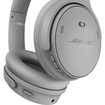 Bose QuietComfort Wireless Over-Ear Active Noise-Canceling Headphones (Moonlit Gray) — thumbnail 5