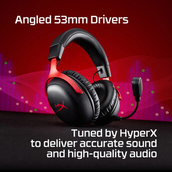 HyperX Cloud III S Wireless Gaming Headset (Black/Red) — thumbnail 14