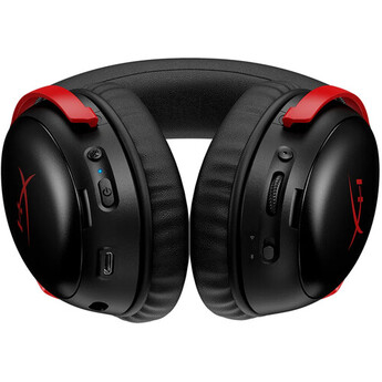 HyperX Cloud III S Wireless Gaming Headset (Black/Red) — thumbnail 5