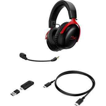 HyperX Cloud III S Wireless Gaming Headset (Black/Red) — thumbnail 8