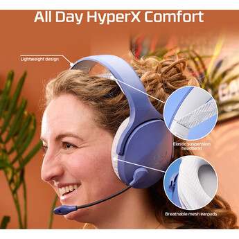 HyperX Cloud Jet Wireless Gaming Headset (Blue) — thumbnail 10