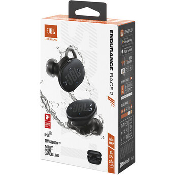 JBL Endurance Race 2 True Wireless Noise-Canceling Earbuds (Black) — thumbnail 10