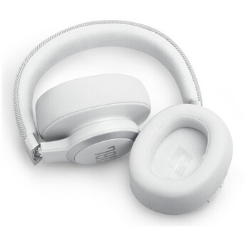JBL Live 670NC Noise-Cancelling On-Ear Wireless Headphones (White) — thumbnail 4