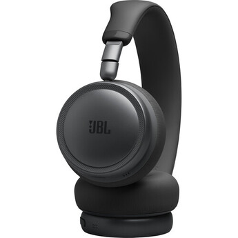 JBL Live 680NC Wireless Noise-Canceling On-Ear Headphones (Black) — thumbnail 4