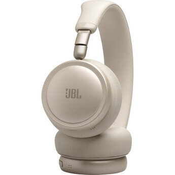 JBL Live 680NC Wireless Noise-Canceling On-Ear Headphones (Champagne) — thumbnail 4