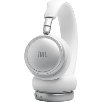JBL Live 680NC Wireless Noise-Canceling On-Ear Headphones (White) — thumbnail 2