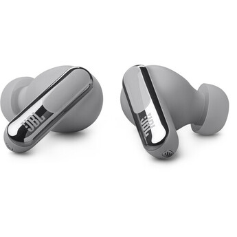 JBL Live Beam 3 Noise-Canceling True Wireless Earbuds (Silver) — thumbnail 5