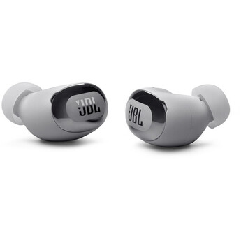 JBL Live Buds 3 True Wireless Noise-Canceling Earbuds (Silver) — thumbnail 4