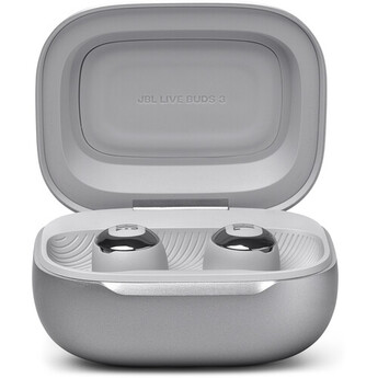 JBL Live Buds 3 True Wireless Noise-Canceling Earbuds (Silver) — thumbnail 7