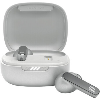 Jbl Live Pro 2 Noise-Canceling True Wireless In-Ear Headphones (Silver)