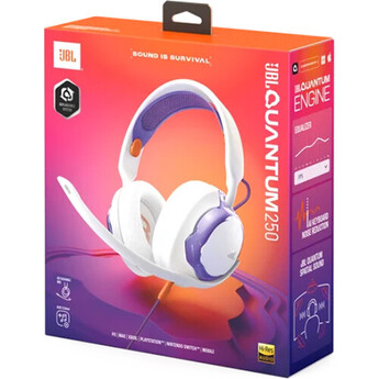 JBL Quantum 250 Gaming Headset (White) — thumbnail 7