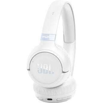JBL Tune 680NC Wireless On-Ear Noise-Canceling Headphones (White) — thumbnail 3