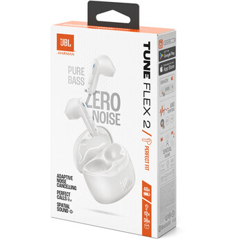 JBL Tune Flex 2 True Wireless Noise-Canceling Earbuds (White) — thumbnail 11