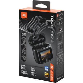 JBL Tour Pro 3 True Wireless Noise-Canceling Earbuds (Black) — thumbnail 14