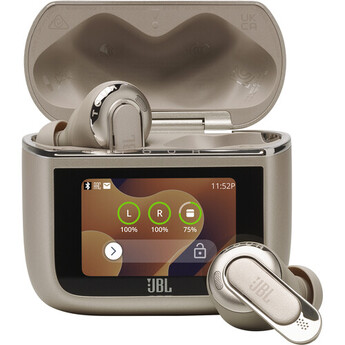JBL Tour Pro 3 True Wireless Noise-Canceling Earbuds (Latte) — thumbnail 2