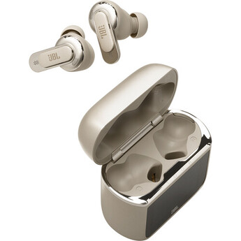 JBL Tour Pro 3 True Wireless Noise-Canceling Earbuds (Latte) — thumbnail 4