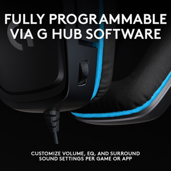 Logitech G G432 Wired Virtual 7.1-Channel Gaming Headset — thumbnail 13