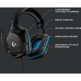 Logitech G G432 Wired Virtual 7.1-Channel Gaming Headset — thumbnail 15