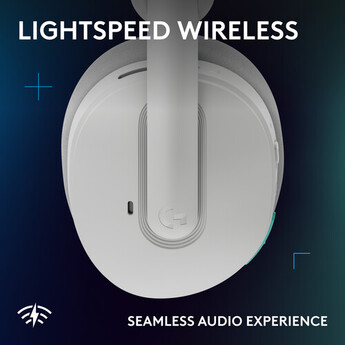 Logitech G G325 LIGHTSPEED Wireless Gaming Headset (White) — thumbnail 4