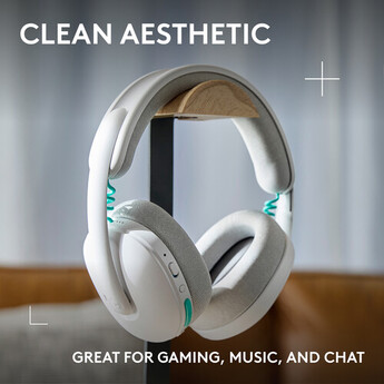 Logitech G G325 LIGHTSPEED Wireless Gaming Headset (White) — thumbnail 8