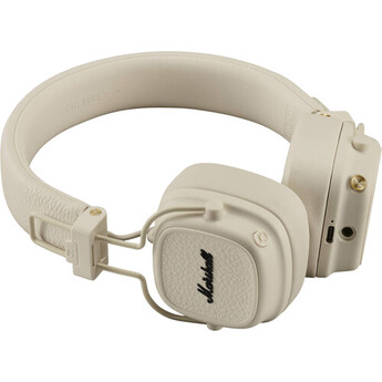 marshall Major V On-Ear Wireless Bluetooth Headphones (Cream) — thumbnail 4
