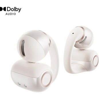 SHOKZ OpenDots 2 Open-Ear Clip-On Earbuds (Pearl White) — thumbnail 4