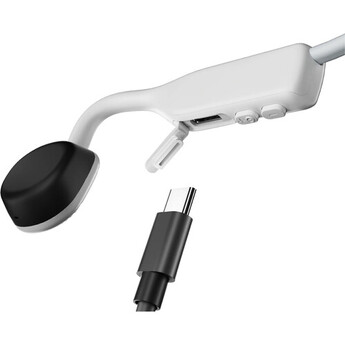 SHOKZ OpenMove Wireless Open-Ear Headphones (Alpine White) — thumbnail 4