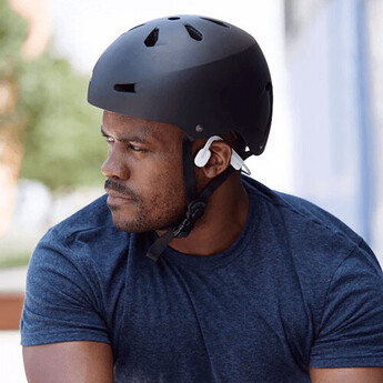 SHOKZ OpenMove Wireless Open-Ear Headphones (Alpine White) — thumbnail 5