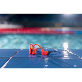 SHOKZ OpenSwim Pro Bone-Conduction Open-Ear Sport Headphones (Red) — thumbnail 7