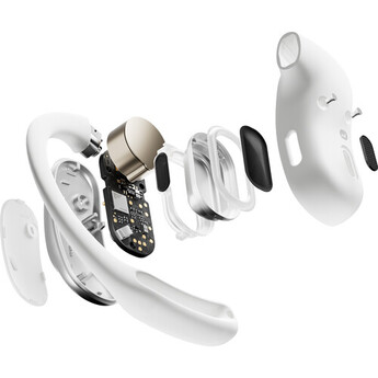 SHOKZ OpenFit Air True Wireless Open-Ear Headphones (White) — thumbnail 5