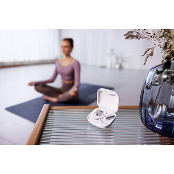 SHOKZ OpenFit Air True Wireless Open-Ear Headphones (White) — thumbnail 6