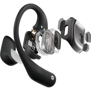 SHOKZ OpenFit Open-Ear True Wireless Earbuds (Black) — thumbnail 6