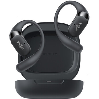 SHOKZ OpenFit 2 True Wireless Open-Ear Headphones (Black)