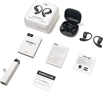 SHOKZ OpenFit 2+ True Wireless Open-Ear Headphones (Black) — thumbnail 3
