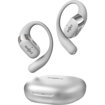 SHOKZ OpenFit 2+ True Wireless Open-Ear Headphones (Gray) — thumbnail 4