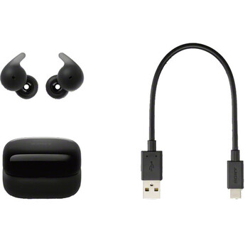 Sony LinkBuds Open True Wireless Earbuds (Black) — thumbnail 7