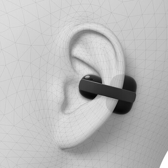 Sony LinkBuds Clip True Wireless Noise-Canceling Open Earbuds (Greige) — thumbnail 10