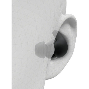 Sony LinkBuds Fit True Wireless Noise-Canceling Earbuds (Black) — thumbnail 10
