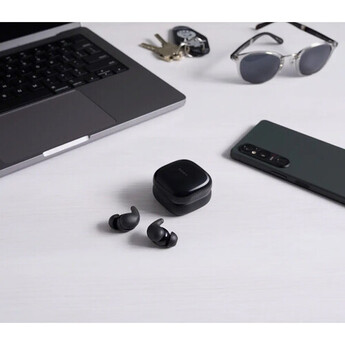 Sony LinkBuds Fit True Wireless Noise-Canceling Earbuds (Black) — thumbnail 8