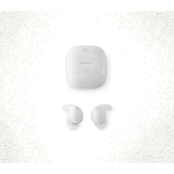 Sony LinkBuds Fit True Wireless Noise-Canceling Earbuds (White) — thumbnail 6