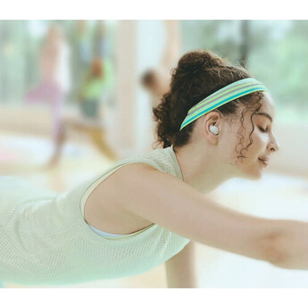 Sony LinkBuds Fit True Wireless Noise-Canceling Earbuds (White) — thumbnail 9