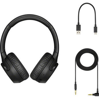 Sony WH-XB700 EXTRA BASS Wireless On-Ear Headphones (Black) — thumbnail 7