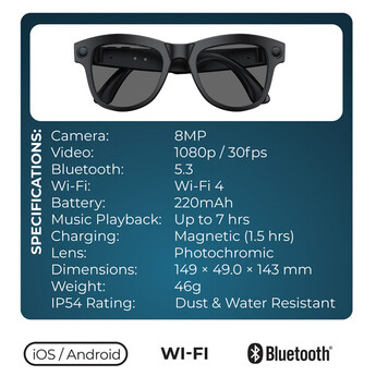 Supersonic VisionEDGE Smart AI Glasses — thumbnail 3