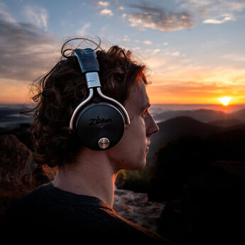 zildjian ALCHEM-E Perfect Tune Wireless Over-Ear Closed-Back Headphones (Black) — thumbnail 4