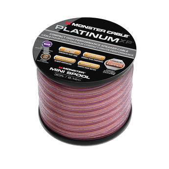 Monster Platinum XP Speaker Wire 30ft. mini spool 14AWG