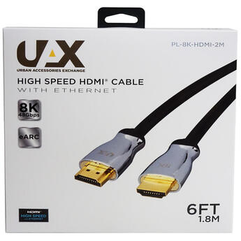 UAX 6ft 8K Ultra High Speed HDMI Cable — thumbnail 2
