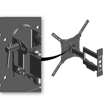 UAX 23 inch - 60 inch Full Motion TV Mount — thumbnail 5