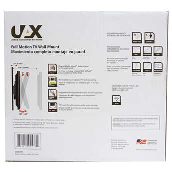 UAX 23 inch - 60 inch Full Motion TV Mount — thumbnail 8