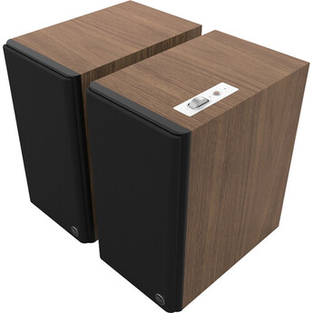 Klipsch The Sevens Powered Bookshelf Speakers -Pair (Walnut0 — thumbnail 4